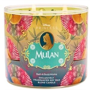 BATH & BODY WORKS DISNEY PRINCESS MULAN 3 WICK CANDLE